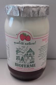Bioferme Yaourt fraise bio 150g
